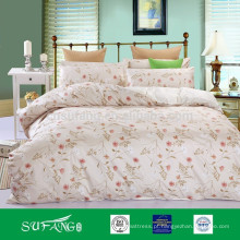 O melhor design de cama de moda sempre em flor pode multi pedaço consolador capa de edredão conjunto de cama